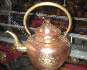 普洱铜制壶